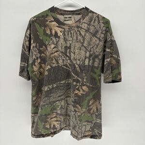 Jerzees Outdoors Camo Pocket T Shirt Realtree Hunting Fishing Gorpcore Skater L